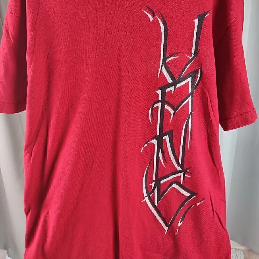 Vans Men's 100% Cotton, Red Cardinal Short Sleeve Vintage T Shirt Size Large - Picture 2 of 9